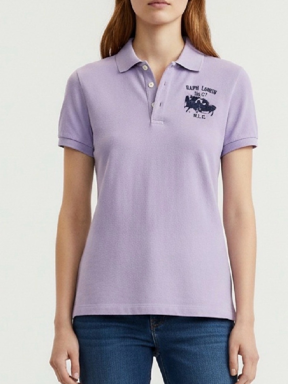 Ralph Lauren Women’s polo in Lavender 100% cotton